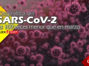 Carga vírica del SARS-CoV-2 es 100 veces menor que en marzo