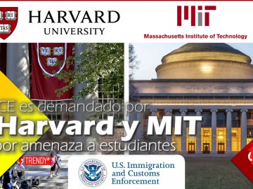 ICE es demandado por Harvard y MIT por amenaza a estudiantes