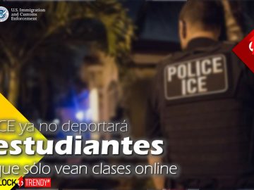 ICE ya no deportará estudiantes que sólo vean clases online