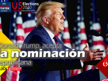 Donald Trump, acepta la nominación republicana