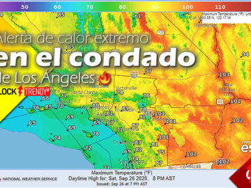 Alerta de calor extremo en el condado de Los Ángeles