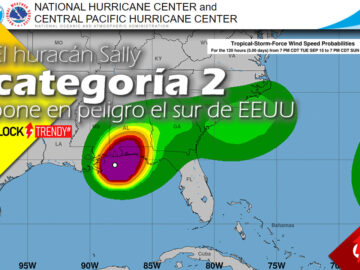 El huracán Sally categoría 2 pone en peligro el sur de EEUU