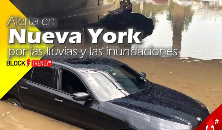 Alerta en Nueva York por las lluvias y las inundaciones