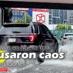 las lluvias en nueva york causaron caos e inundaciones eeuu