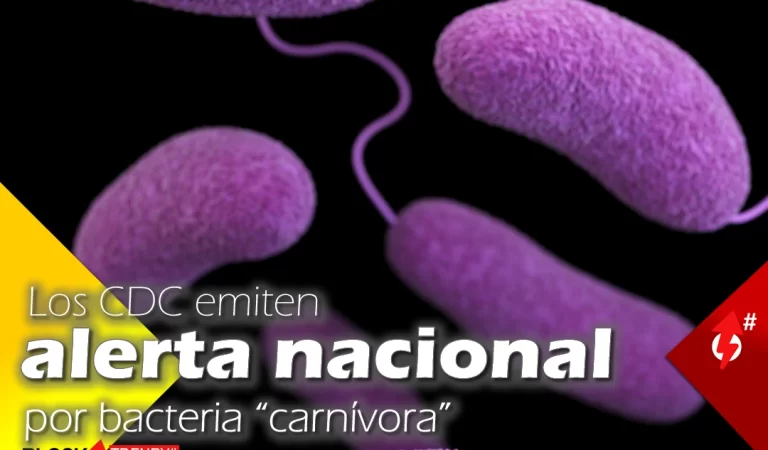 Los CDC emiten alerta nacional por bacteria “carnívora”