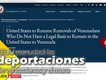 eeuu reanudara las deportaciones de venezolanos y el muro eeuu