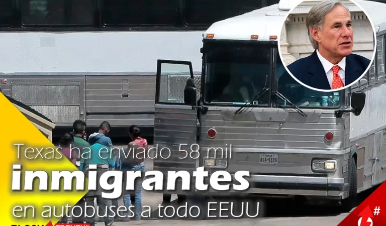 Texas ha enviado 58 mil inmigrantes en autobuses a todo EEUU