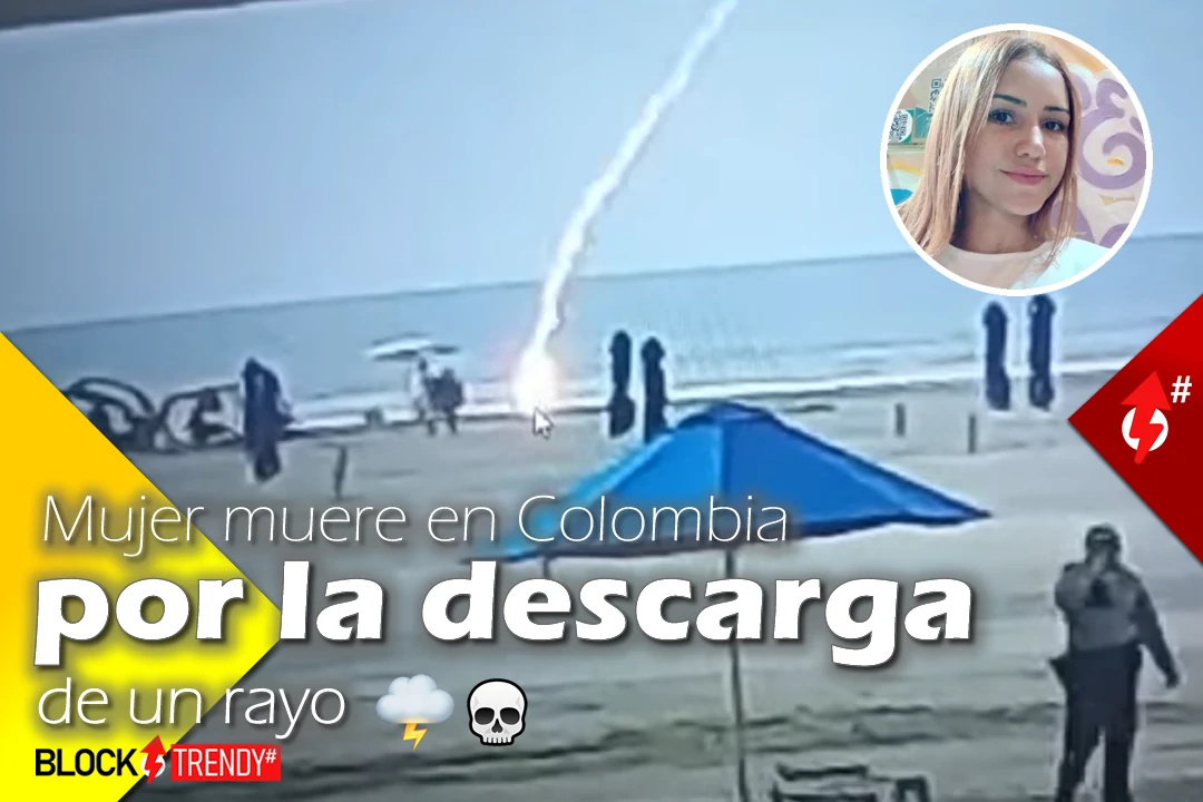 Mujer muere en Colombia por la descarga de un rayo 🌩️💀
