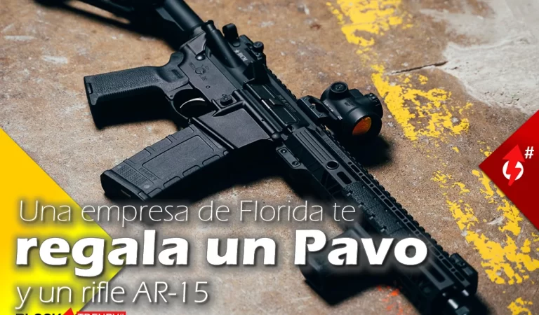 Una empresa de Florida te regala un Pavo y un rifle AR-15